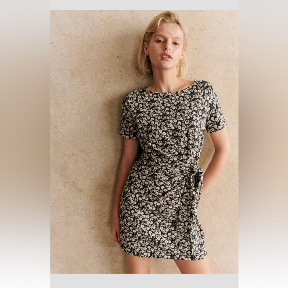 Sezane Pippa Short Dress Madison Print XS